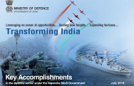 Key Accomplishments in the defence sector under the Narendra Modi Government