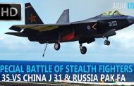Special Battle of Stealth Fighters: F-35 vs China J-31 & Russia PAK-FA