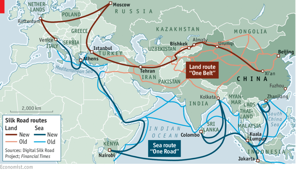 The Grand Global Corridors & China Pakistan Economic Corridor Bharat