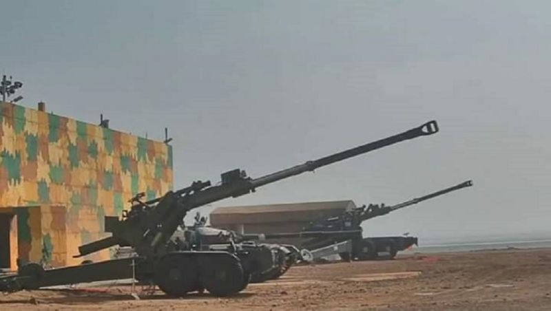 DRDO Conducts Firing Trials of Advanced Artillery Gun at Pokhran Range in Rajasthan