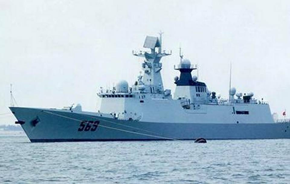 Chinese Navy Launches Two New Guided Missile Destroyers