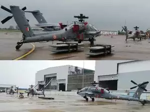 IAF Gets First Batch of 4 Apache Attack Helicopters from US