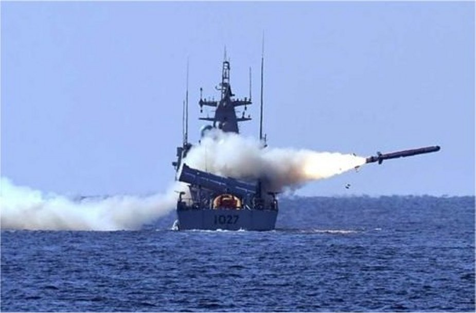 Pakistan Navy Fires Indigenous Harba Anti-Ship Cruise Missile