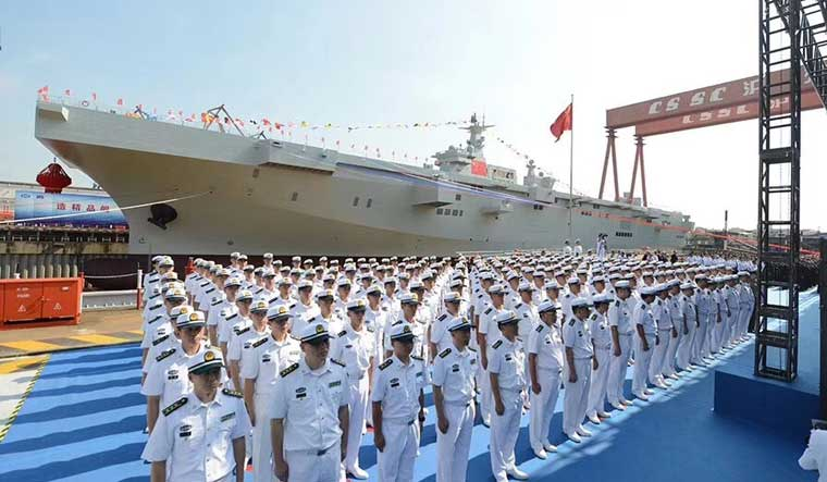 China Launches Massive Amphibious Assault Warship