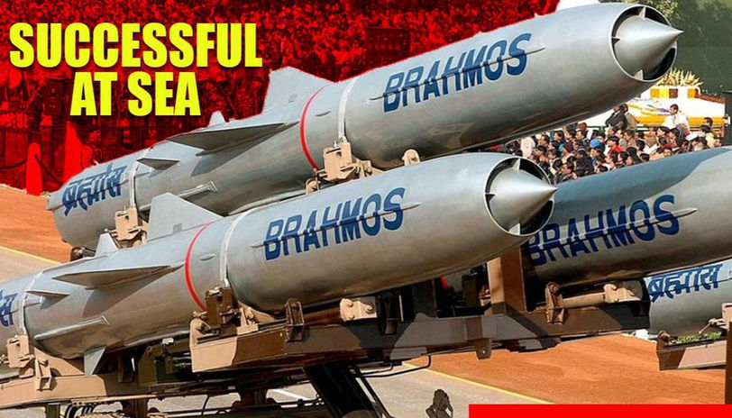 Indian Navy Successfully Test Fires BrahMos Missile In Arabian Sea