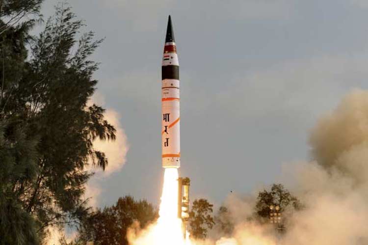 India conducts night test fire of Ballistic missile Agni-II from Abdul Kalam Island off Odisha coast