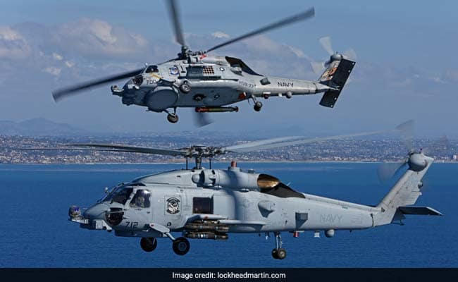 India Readying $2.6 Billion US Naval Helicopter Deal Ahead of Trump Visit