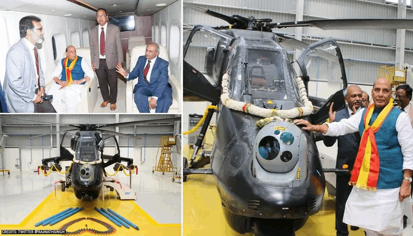 Defence Minister Rajnath Singh Inaugurates HAL’s LCH Production Hangar at Bengaluru