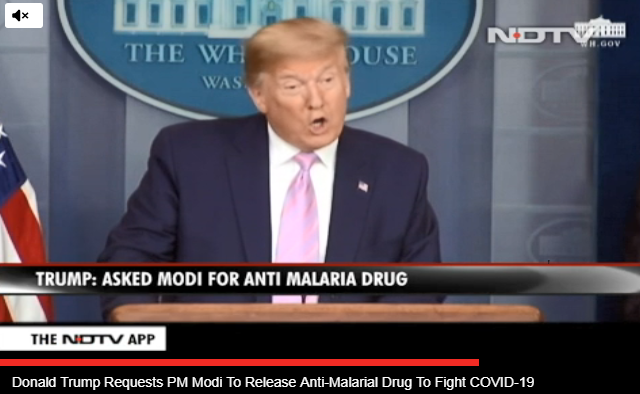 Donald Trump Requests PM Modi to Release Anti-Malarial Drug to Fight COVID-19