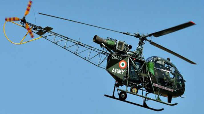 Indian army Chetak light helicopter
