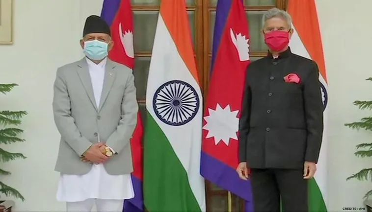 Nepal's Foreign Minister Pradeep Kumar Gyawali Meets EAM Jaishankar In New Delhi