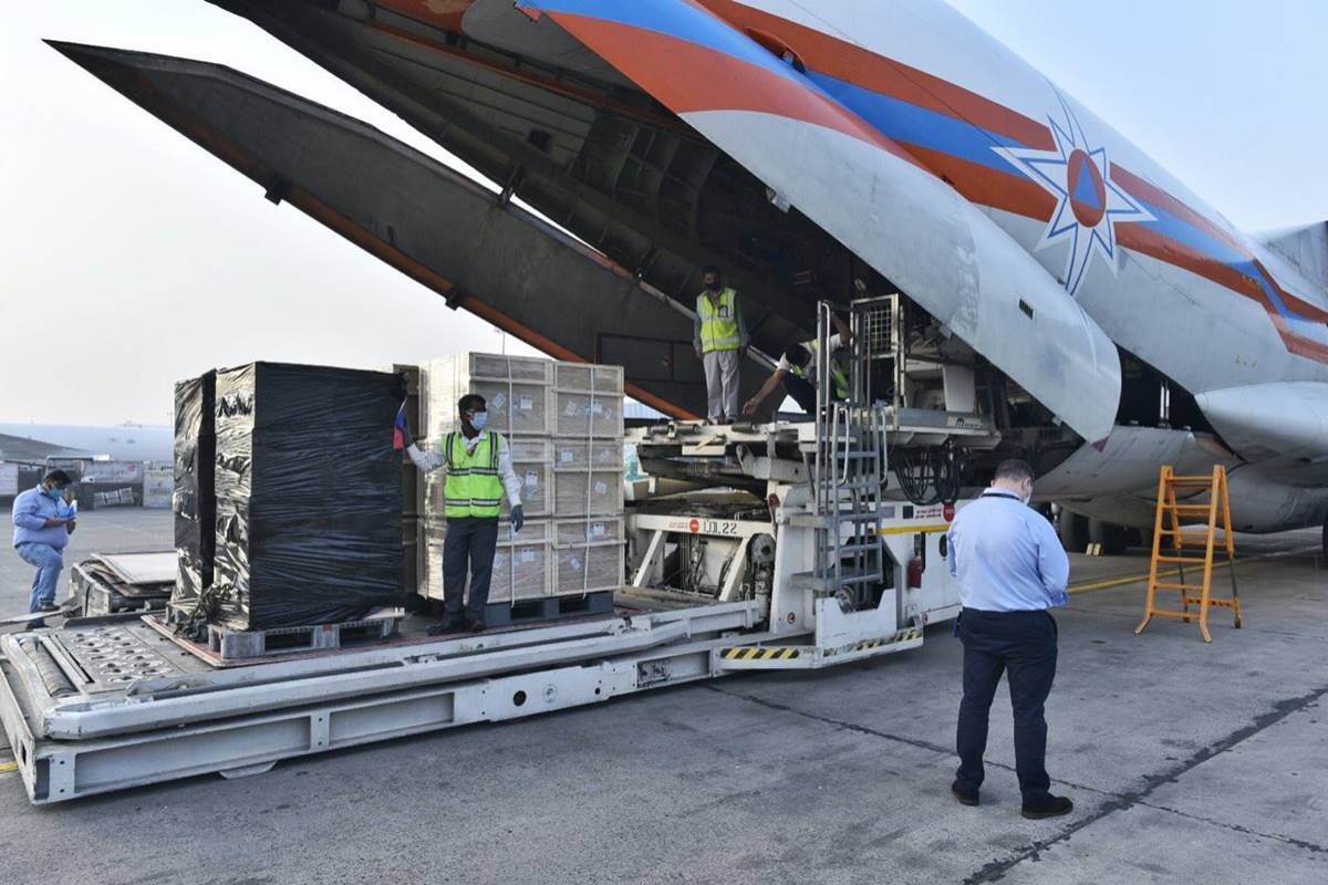 Russian Planes Land With Critical COVID Aid For India