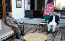 Pakistani general reiterates support for Afghan peace process as violence surges