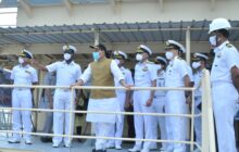 Defence Minister Reviews Project Seabird Progress At Karwar Naval Base