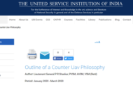 Outline Of A Counter UAV Philosophy By Lt Gen P R Shankar