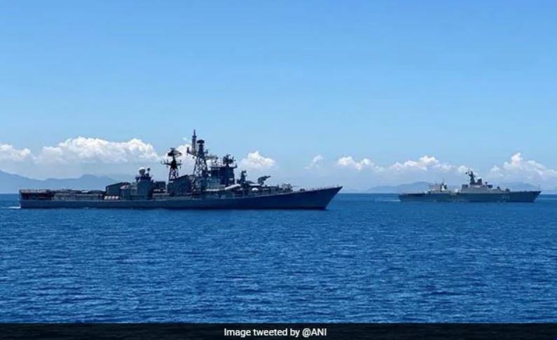 India And Philippines Conduct Naval Drills In South China Sea