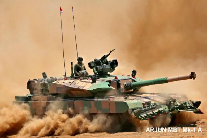Order Placed for 118 Arjun Mk-1A Main Battle Tanks