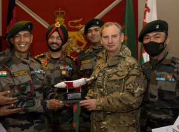 Indian Army team wins Gold at military patrol exercise in UK
