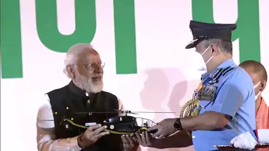 PM Modi Hands Over Light Combat Helicopters To IAF Chief