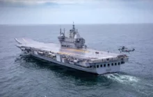 Video: India's First Indigenous Aircraft Carrier Begins Another Sea Trial