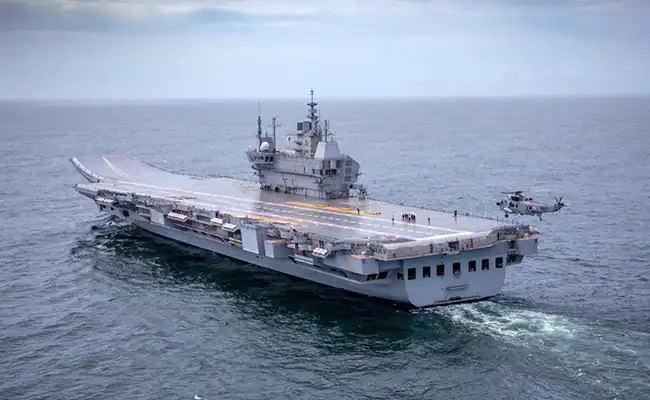 Video: India's First Indigenous Aircraft Carrier Begins Another Sea Trial