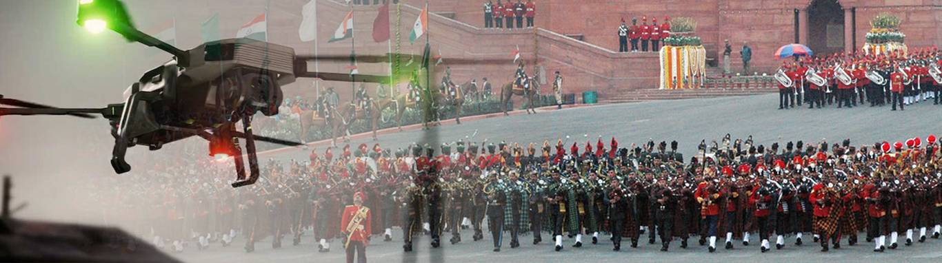 Beating Retreat And Demonstration Of Drone Power