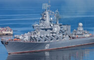Russian Black Sea Fleet’s Flag Ship Moskva Sinks in Black Sea Waters