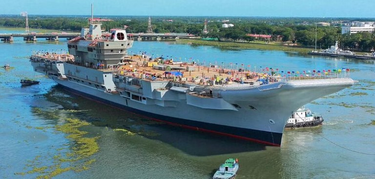 India's First Indigenous Aircraft Carrier INS Vikrant To be Handed Over To Navy In May