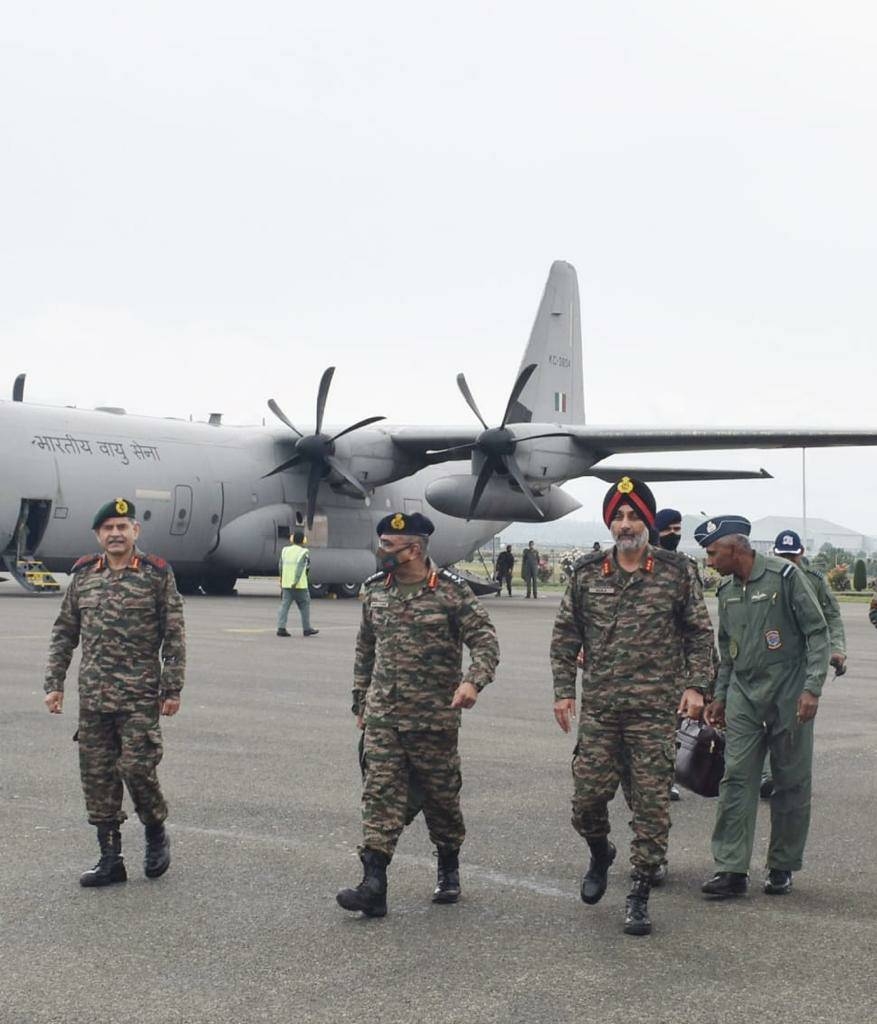 Chief Of Army Staff General Manoj Pande Reaches Srinagar On Two-Day Kashmir Visit