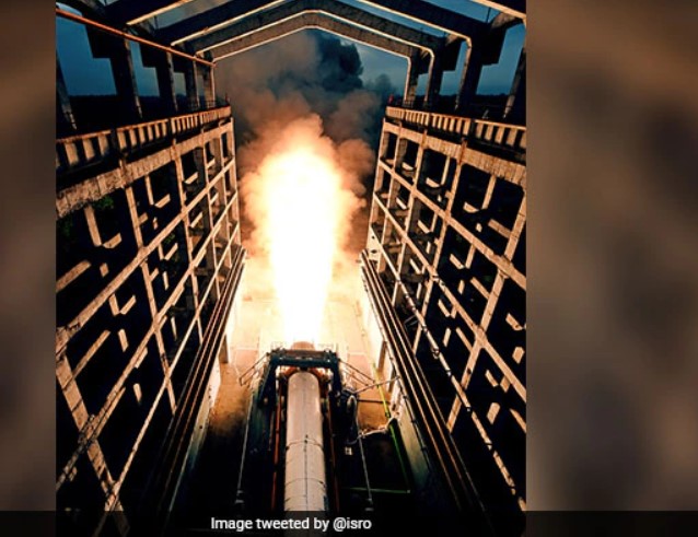 ISRO Successfully Tests Solid Rocket Booster For Gaganyaan Mission
