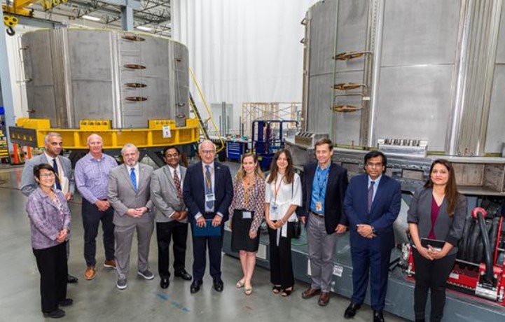 French Ambassador Visits General Atomics Cutting Edge Production Facility