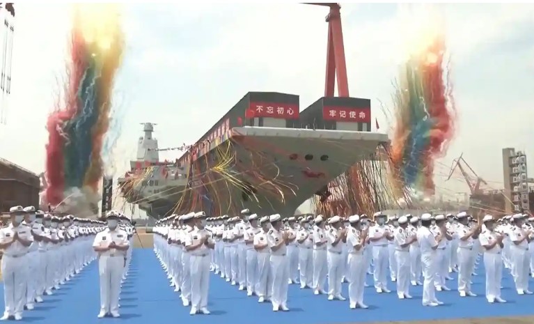 China Launches Third Aircraft Carrier In Military Advance