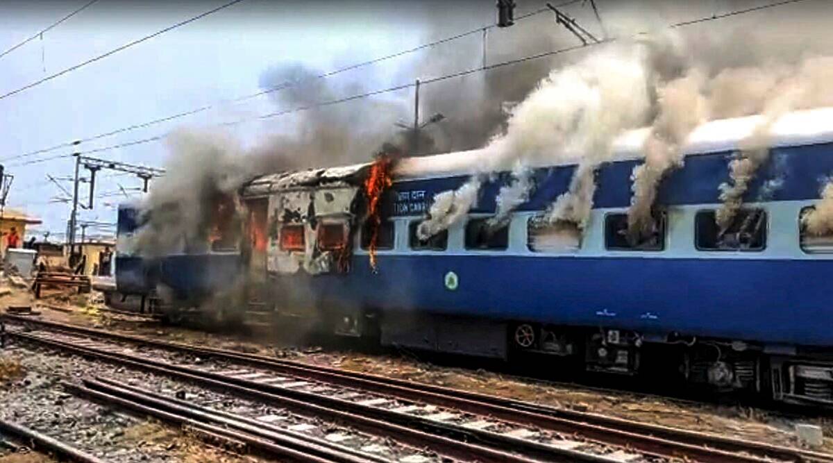 Agnipath Scheme Protests: 8 Compartments Of 2 Trains Torched In Bihar As Stir Continues For Third Day