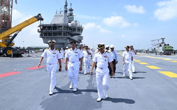 Indian Navy Gets First Indigenously Built Aircraft Carrier INS Vikrant