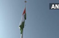 108-Feet Tall National Flag Installed In Kashmir's Baramulla