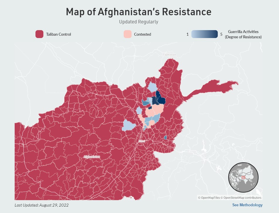 Mapping The Fall Of Afghanistan