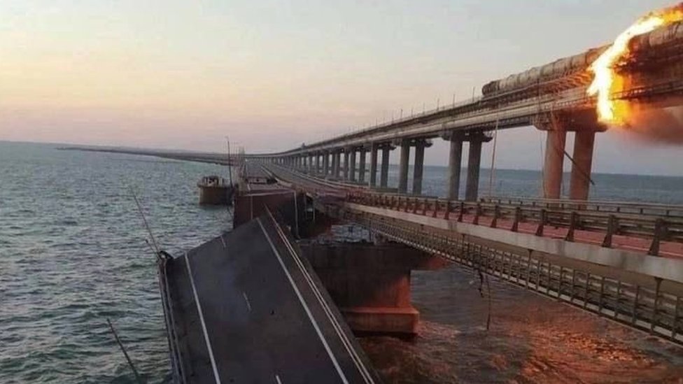 Crimea Bridge Partly Reopens After Huge Explosion - Russia