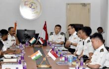 India, Singapore 5-day Bilateral Naval Exercise Begins At Visakhapatnam
