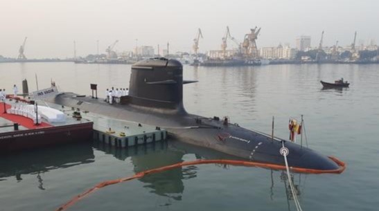 INS Vagir Submarine Enters Into Service of Indian Navy