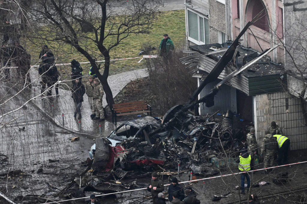 Ukraine’s Interior Minister Among At Least 14 Killed In Helicopter Crash Outside Kyiv