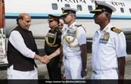 Defence Minister Visits Naval Air Station INS Baaz In Andamans