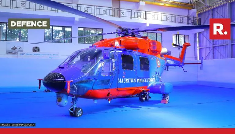 HAL Makes Speedy Delivery Of ALH Dhruv Mk3 To Mauritius Ahead Of Schedule
