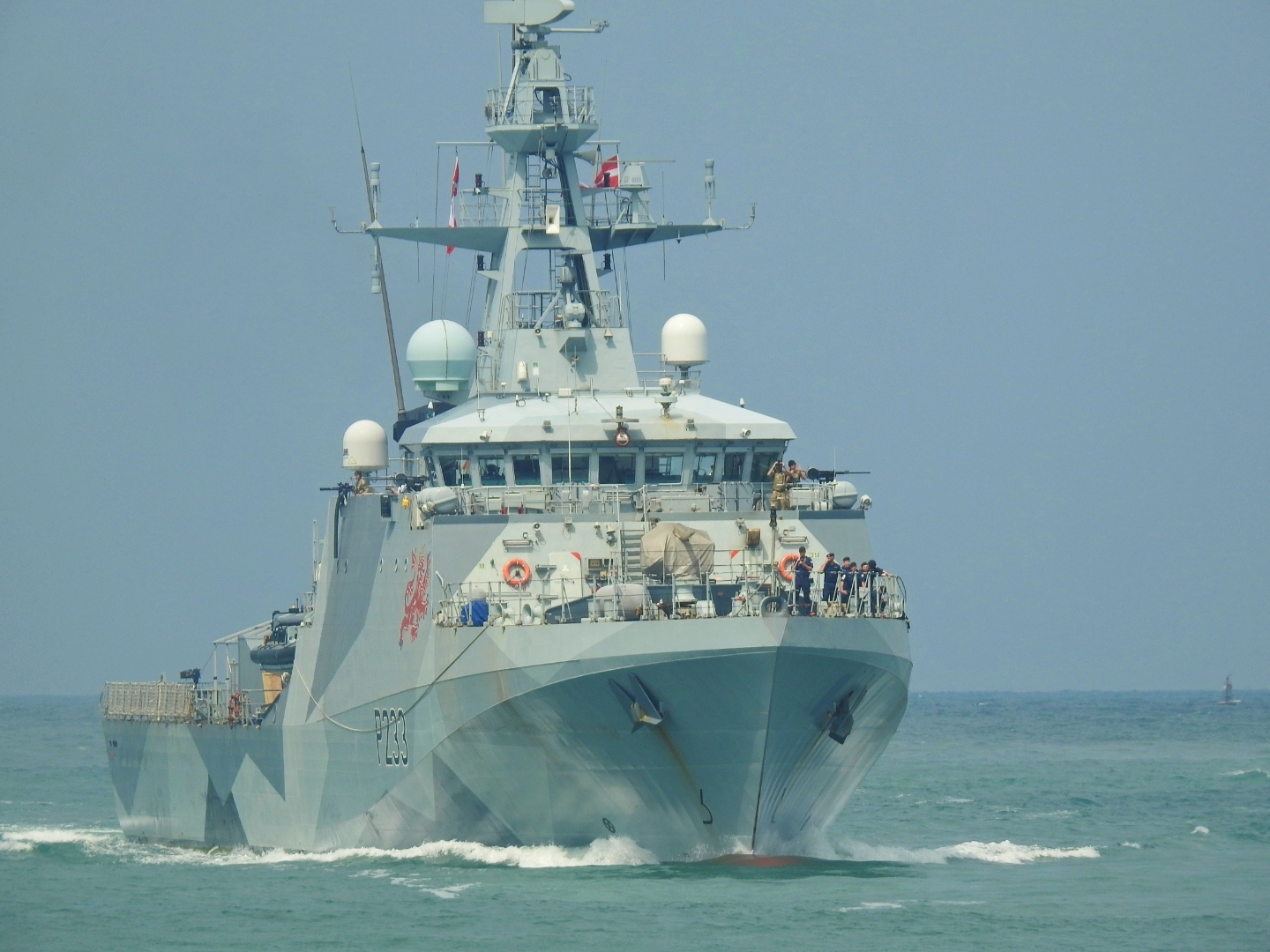 British Navy Warship “HMS Tamar” On A Visit To Chennai