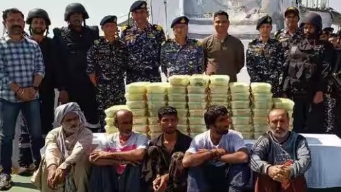 Drugs Seized Off Okha Coast Were Loaded At Pakistan: Official