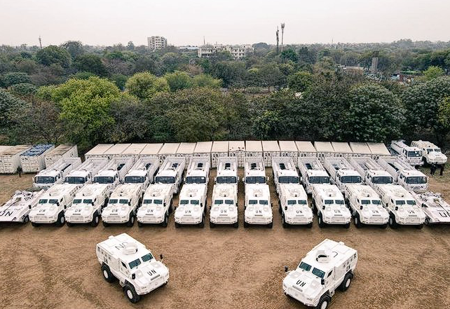 Indian Vehicles Ready To Make Their Mark In UN Peacekeeping Mission In Abyei