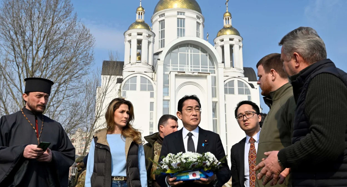 Japan Prime Minister Kishida Makes Surprise Visit To Ukraine To Meet Zelensky