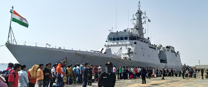 Second Batch Of 121 Stranded Indians Leaves Conflict-Torn Sudan Via Naval Ship