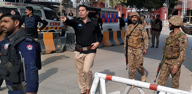Two Security Force Members Killed In Pakistan Suicide Bombing