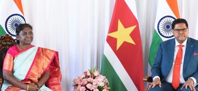 President Murmu Holds Delegation Level Talks With Surinamese Counterpart