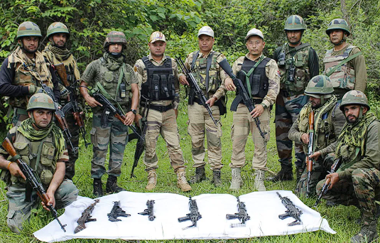 22 Weapons Recovered On 4th Day Of Joint Combing Operations In Manipur